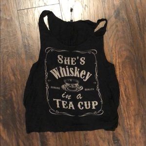 She’s whiskey In a tea cup TANK TOP